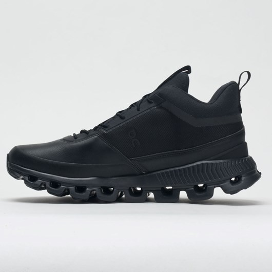 All Black Orthofeet On Cloud Hi Waterproof Men's Lifestyle Sneakers | EKLAY0853