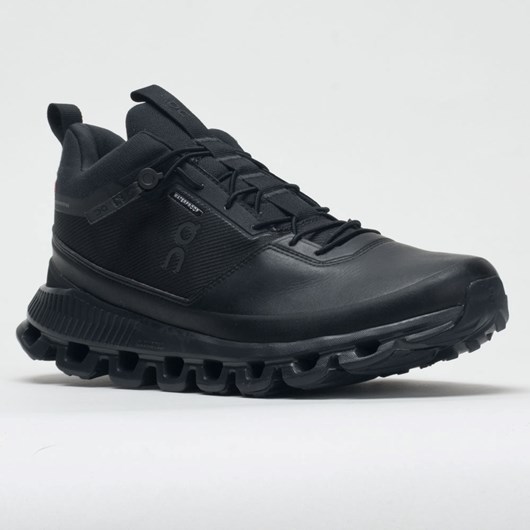 All Black Orthofeet On Cloud Hi Waterproof Men's Lifestyle Sneakers | EKLAY0853