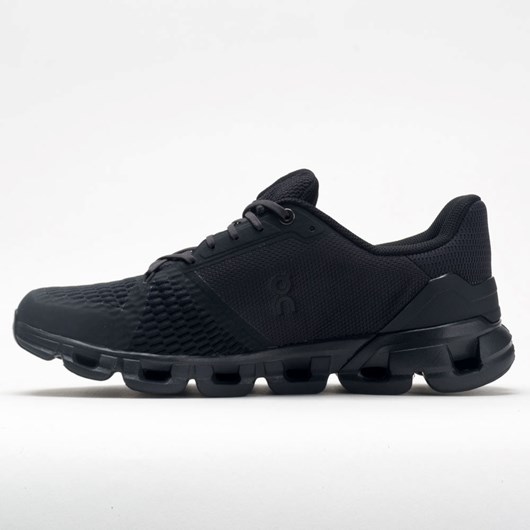 All Black Orthofeet On Cloudflyer Men's Running Shoes | OARDN9562