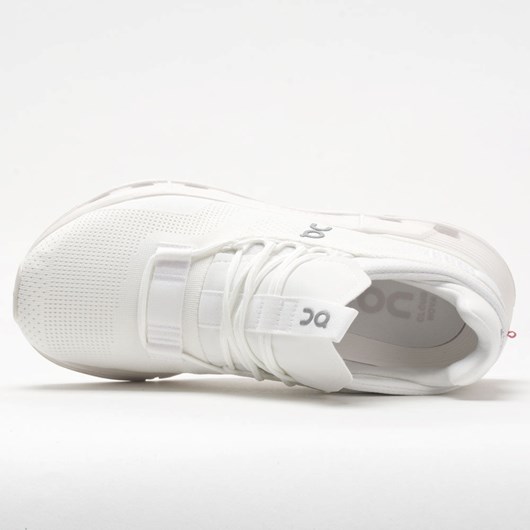 All White Orthofeet On Cloudnova Men's Lifestyle Sneakers | VXZIN9746