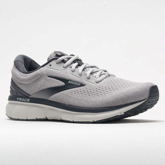 Alloy / Gray / Ebony Orthofeet Brooks Trace Men's Running Shoes | AKTVW8263