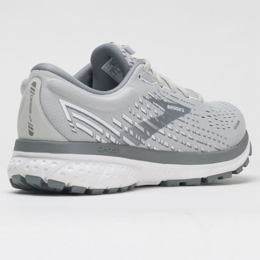 Alloy / Oyster / White Orthofeet Brooks Ghost 13 Women's Running Shoes | SJFYE7248