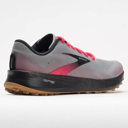 Alloy / Pink / Black Orthofeet Brooks Catamount Women's Trail Running Shoes | BFOJK2051