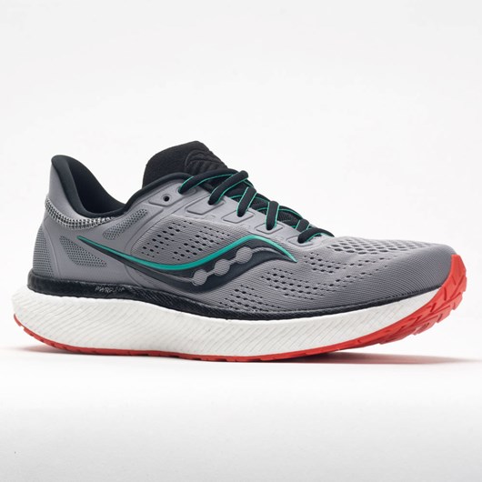 Alloy / Scarlet Orthofeet Saucony Hurricane 23 Men's Running Shoes | MWPJL8132