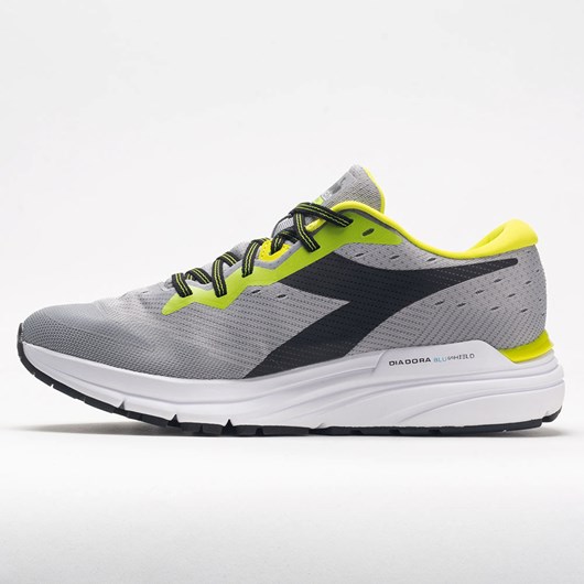 Alloy / Steel Gray / Black Orthofeet Diadora Mythos Blushield 6 Men's Running Shoes | DUWXT5671