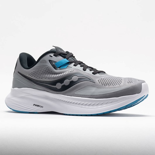 Alloy / Topaz Orthofeet Saucony Guide 15 Men's Running Shoes | OLGXM4169