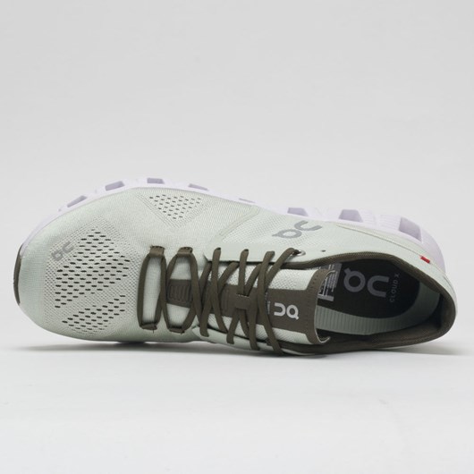 Aloe / White Orthofeet On Cloud X Men's Running Shoes | PQCXA4971