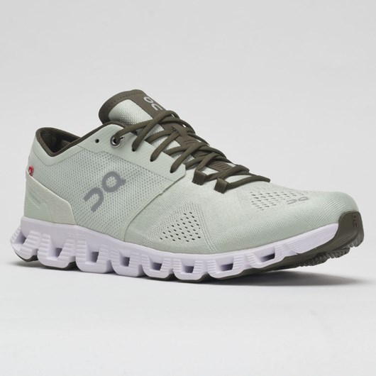 Aloe / White Orthofeet On Cloud X Men's Running Shoes | PQCXA4971