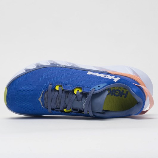 Amparo Blue / White Orthofeet Hoka One One Elevon 2 Women's Running Shoes | LSNKR5087