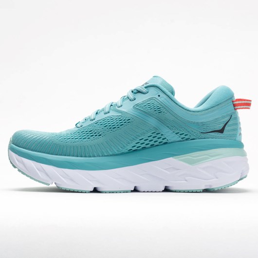 Aquarelle / Eggshell Blue Orthofeet Hoka One One Bondi 7 Women's Running Shoes | LDPXJ5416