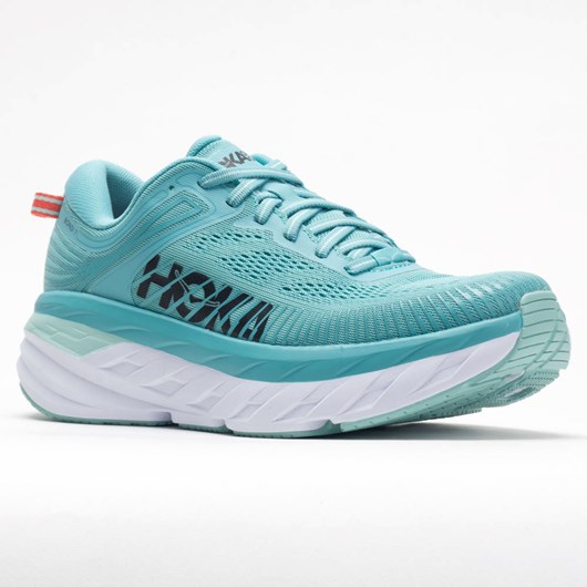 Aquarelle / Eggshell Blue Orthofeet Hoka One One Bondi 7 Women's Running Shoes | LDPXJ5416