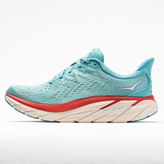 Aquarelle / Eggshell Blue Orthofeet Hoka One One Clifton 8 Women's Running Shoes | NFZAL7230