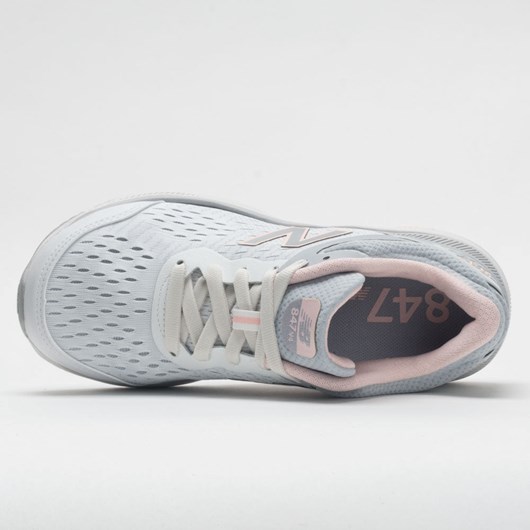 Arctic Fox / Silver Mink / Peach Soda Orthofeet New Balance 847v4 Women's Walking Shoes | UOZJD3481