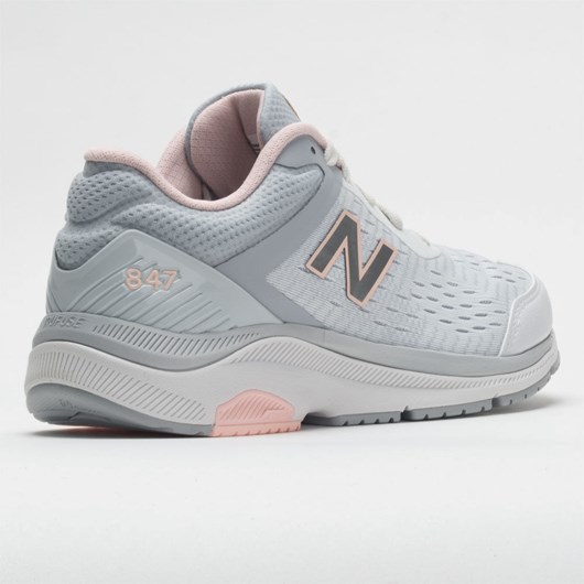 Arctic Fox / Silver Mink / Peach Soda Orthofeet New Balance 847v4 Women's Walking Shoes | UOZJD3481