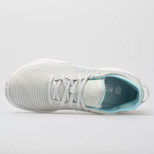 Barely Blue / White / Blue Glow Orthofeet K-Swiss Hypercourt Supreme Women's Tennis Shoes | LUAHJ0296