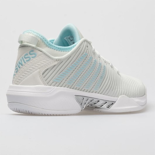 Barely Blue / White / Blue Glow Orthofeet K-Swiss Hypercourt Supreme Women's Tennis Shoes | LUAHJ0296