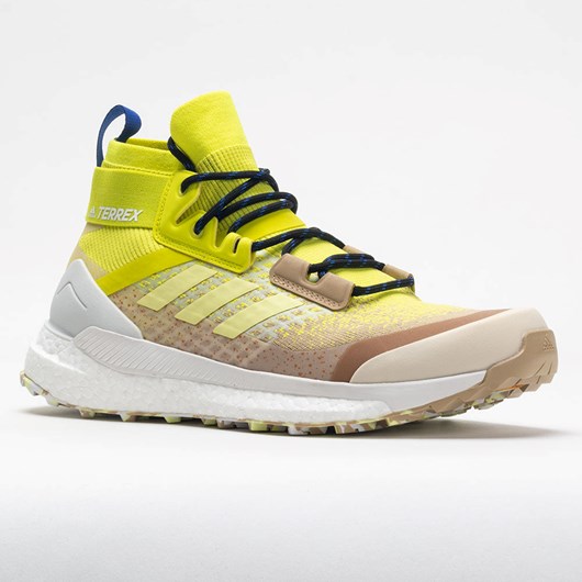 Beige Tone / Pulse Yellow Orthofeet adidas Terrex Free Hiker Primeblue Men's Hiking Shoes | OLYHQ0456