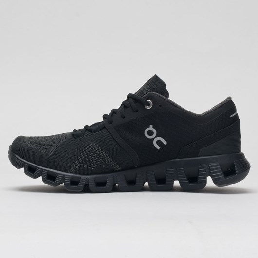 Black / Asphalt Orthofeet On Cloud X Men's Running Shoes | DIEAY1863