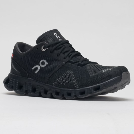 Black / Asphalt Orthofeet On Cloud X Men's Running Shoes | DIEAY1863