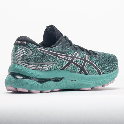 Black / Barely Rose Orthofeet ASICS GEL-Nimbus 24 Women's Running Shoes | OZNKV8065