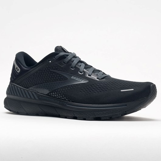 Black / Black / Ebony Orthofeet Brooks Adrenaline GTS 22 Men's Running Shoes | HWEUM5079