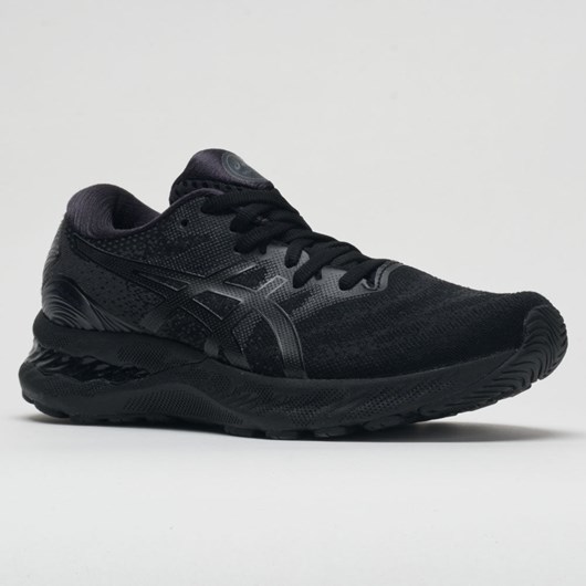 Black / Black Orthofeet ASICS GEL-Nimbus 23 Women's Running Shoes | HRDAM7481