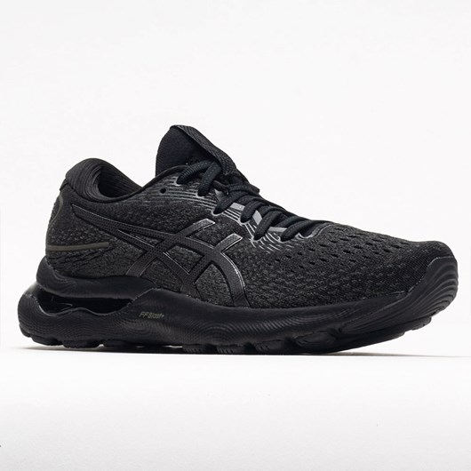 Black / Black Orthofeet ASICS GEL-Nimbus 24 Men's Running Shoes | VNFTH4961