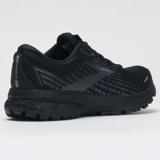 Black / Black Orthofeet Brooks Ghost 13 Men's Running Shoes | QEICH9674