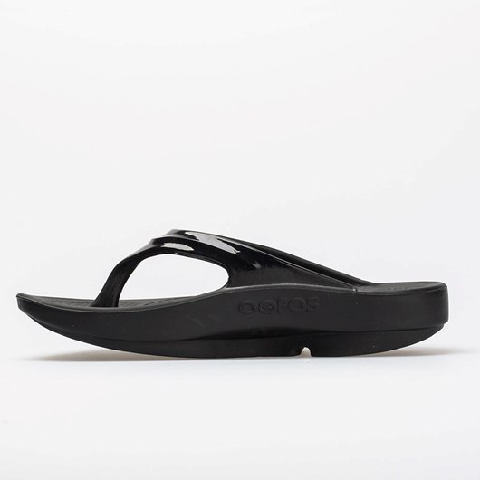 Black / Black Orthofeet OOFOS OOlala Women's Slide Sandals | JUMFI2567