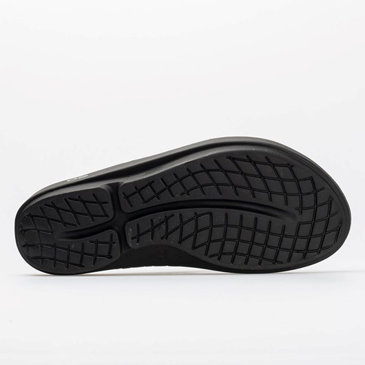 Black / Black Orthofeet OOFOS OOlala Women's Slide Sandals | JUMFI2567