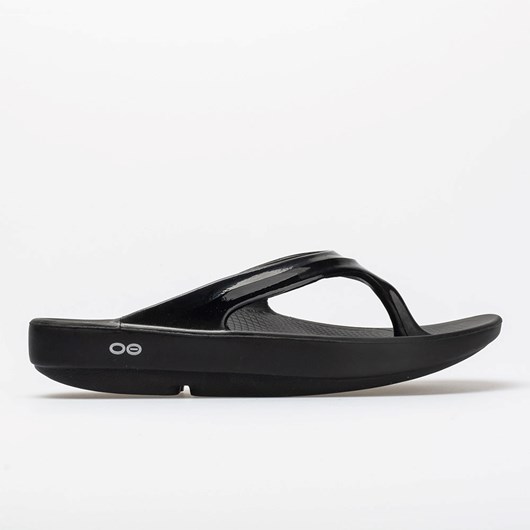 Black / Black Orthofeet OOFOS OOlala Women\'s Slide Sandals | JUMFI2567