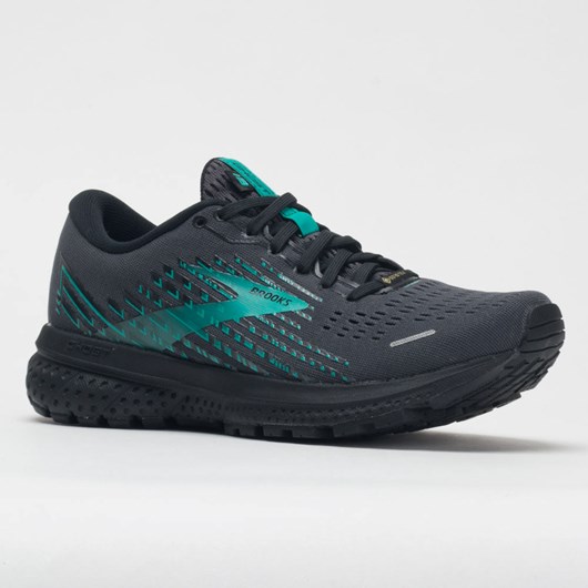 Black / Black / Peacock Orthofeet Brooks Ghost 13 GTX Women's Running Shoes | XODRC5812