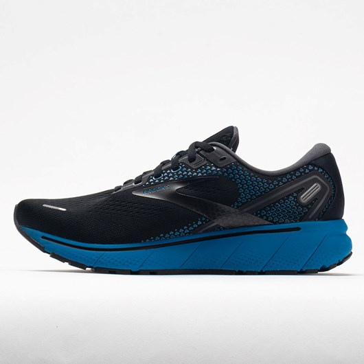 Black / Blackened Pearl / Blue Orthofeet Brooks Ghost 14 Men's Running Shoes | YGCLP1603