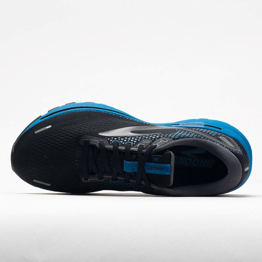 Black / Blackened Pearl / Blue Orthofeet Brooks Ghost 14 Men's Running Shoes | YGCLP1603