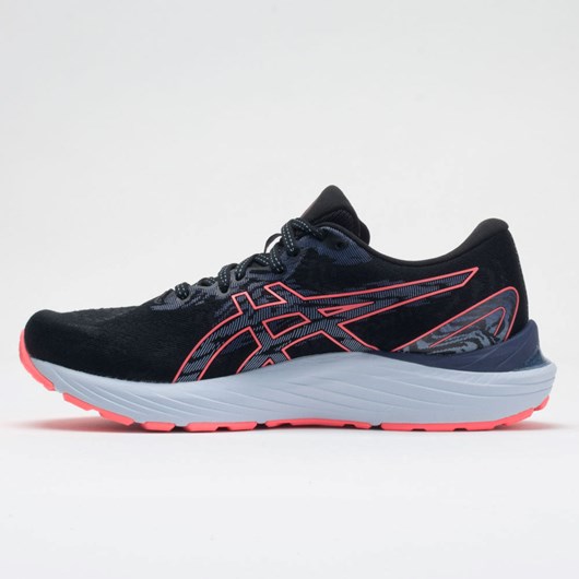 Black / Blazing Coral Orthofeet ASICS GEL-Cumulus 23 Women's Running Shoes | OSNBW4869