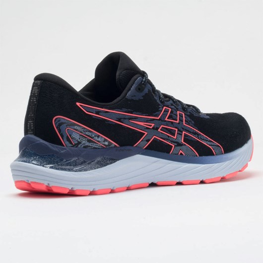 Black / Blazing Coral Orthofeet ASICS GEL-Cumulus 23 Women's Running Shoes | OSNBW4869