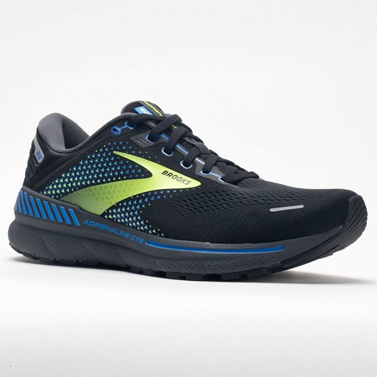 Black / Blue / Nightlife Orthofeet Brooks Adrenaline GTS 22 Men's Running Shoes | FGHOU2314