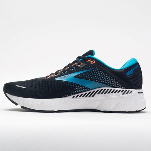 Black / Blue / Orange Orthofeet Brooks Adrenaline GTS 22 Men's Running Shoes | ACGRS2501