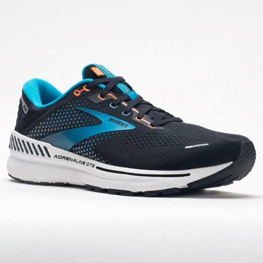 Black / Blue / Orange Orthofeet Brooks Adrenaline GTS 22 Men's Running Shoes | ACGRS2501