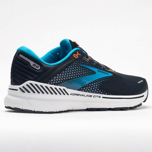 Black / Blue / Orange Orthofeet Brooks Adrenaline GTS 22 Men's Running Shoes | ACGRS2501