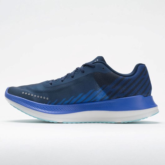 Black / Blue Orthofeet Skechers GOrun Razor Excess Women's Running Shoes | VJTUB4708