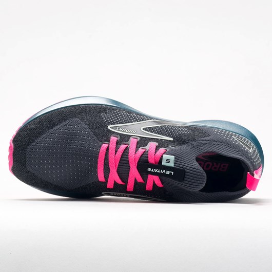 Black / Blue / Pink Orthofeet Brooks Levitate Stealthfit 5 Women's Running Shoes | YRCWG8640