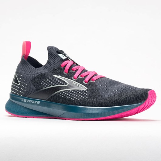 Black / Blue / Pink Orthofeet Brooks Levitate Stealthfit 5 Women's Running Shoes | YRCWG8640