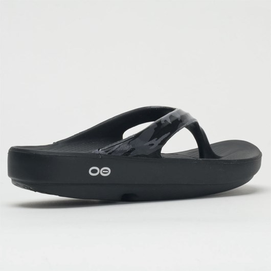 Black Camo Orthofeet OOFOS OOlala Limited Women's Slide Sandals | TVOSZ5689