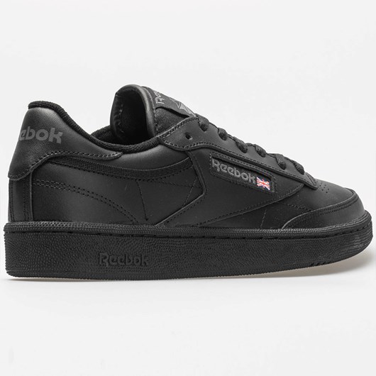 Black / Charcoal Orthofeet Reebok Club C 85 Men's Lifestyle Sneakers | FWVYS9183