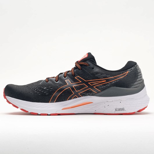 Black / Clay Grey Orthofeet ASICS GEL-Kayano 28 Men's Running Shoes | RQNPZ7915