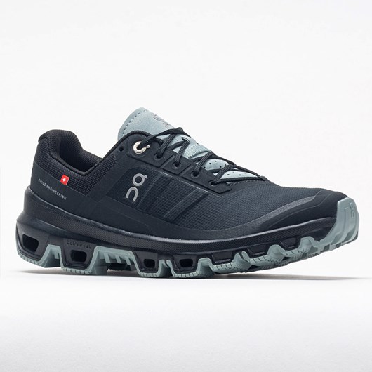 Black / Cobble Orthofeet On Cloudventure Women's Trail Running Shoes | LEBMI8275