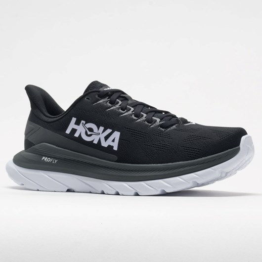 Black / Dark Shadow Orthofeet Hoka One One Mach 4 Women's Running Shoes | KUIQS5461