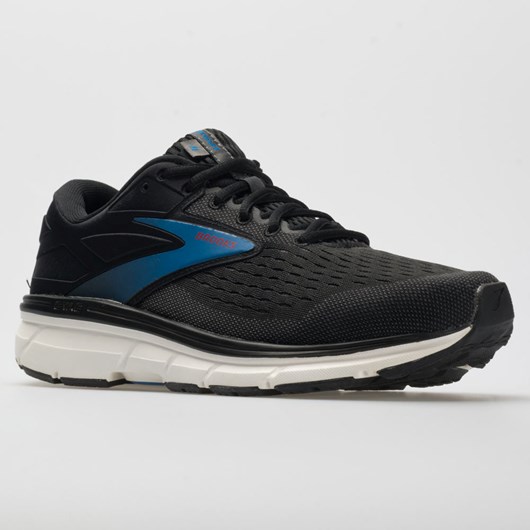 Black / Ebony / Blue Orthofeet Brooks Dyad 11 Men's Running Shoes | HSVZK4078