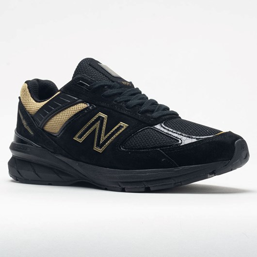 Black / Gold Orthofeet New Balance 990v5 Men's Running Shoes | WGNKD3072